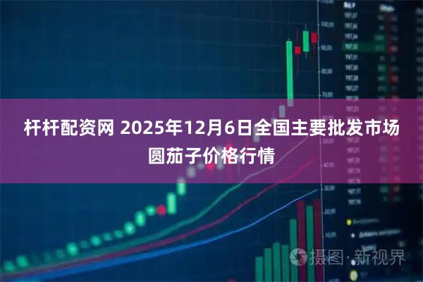 杆杆配资网 2025年12月6日全国主要批发市场圆茄子价格行情